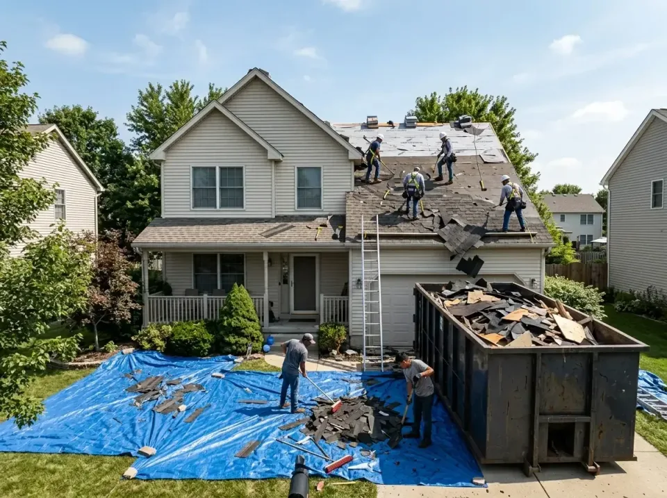 roof-replacement-debris-remova-004 — frequently asked questions, Cheapest Dumpster Rentals in Tomball, TX